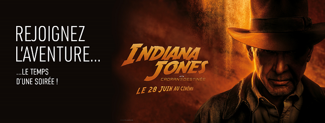Rejoignez l'aventure...réservez votre soirée Indiana Jones !