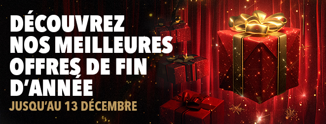 Profitez de promotions exclusives pour la fin d'année !