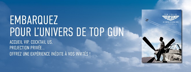 Réservez votre soirée TOP GUN !